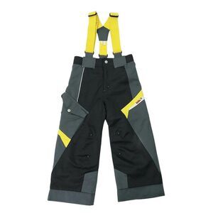 Obermeyer Ski Snow Pants Kids 5 Black Gray Insulated Winter Outdoor Snowboarding